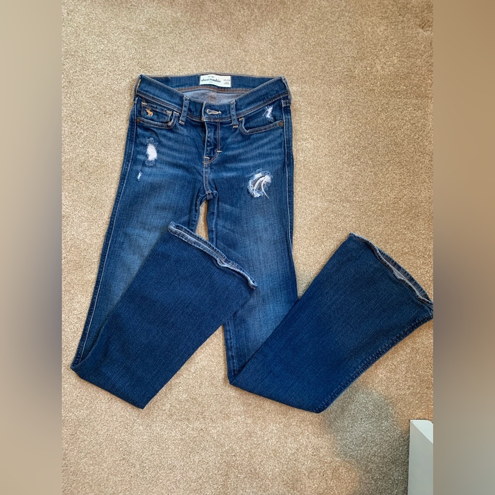 Abercrombie kids flare jeans